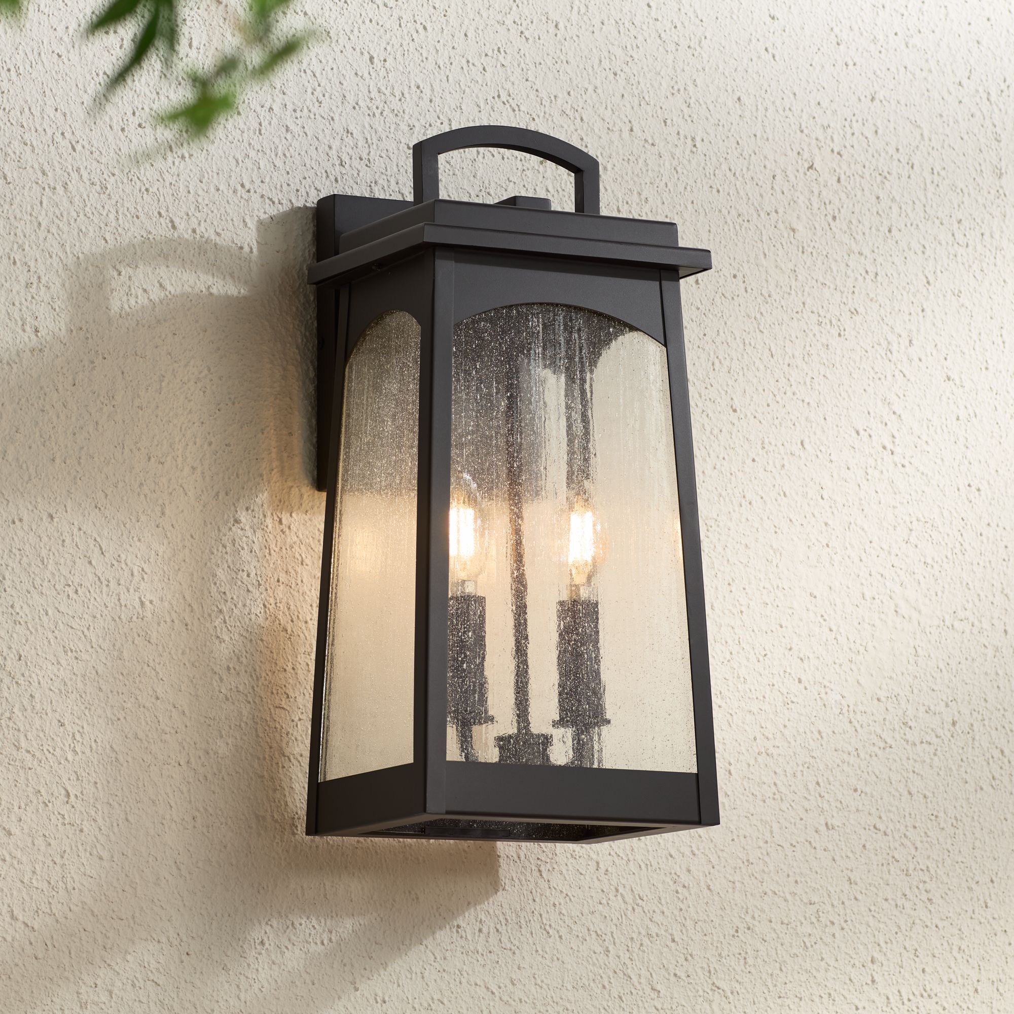 Thumbnail1 of Varney 17 1/2" High Oil-Rubbed Bronze 2-Light Outdoor Wall Light