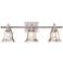 Varra 26 1/2" Wide 3-Light Mercury Glass Bath Light
