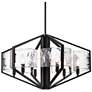 2_Varsha 27 1/2" Wide Matte Black Chandelier
