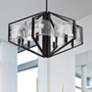 1_Varsha 27 1/2" Wide Matte Black Chandelier