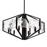 4_Varsha 27 1/2" Wide Matte Black Chandelier more views