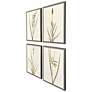 2_Varying Grasses 17"W x 25"H Framed Art Set of 4 more views