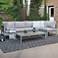 Vasara Gray All-Weather 4-Piece Outdoor Seating Patio Set