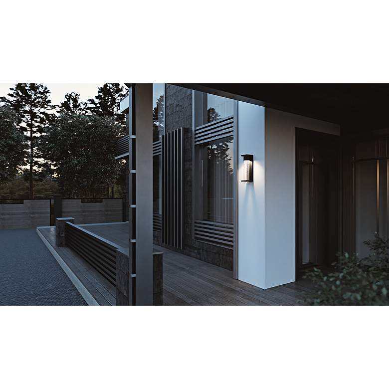 Image 5 Vasari 17" High Powder-Coated Black LED Outdoor Wall Light more views