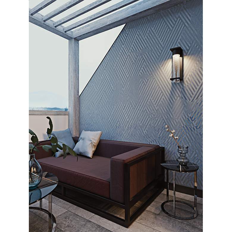 Image 6 Vasari 17" High Powder-Coated Black LED Outdoor Wall Light more views