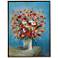 Vase in the Window 50" High Canvas Wall Art