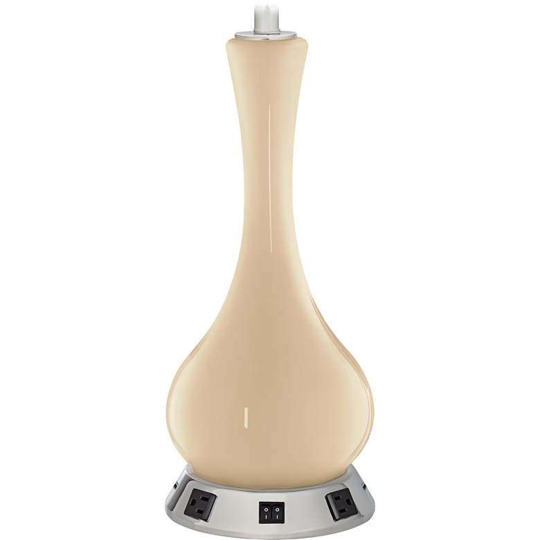 Image 1 Vase Lamp - 2 Outlets and 2 USBs in Colonial Tan