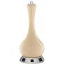 Vase Lamp - 2 Outlets and 2 USBs in Colonial Tan