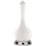 Vase Lamp - 2 Outlets and 2 USBs in Winter White