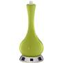 Vase Table Lamp - 2 Outlets and 2 USBs in Parakeet