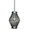 Vasi 13" High Smoked Silver and Interior Sconce LED Retrofit