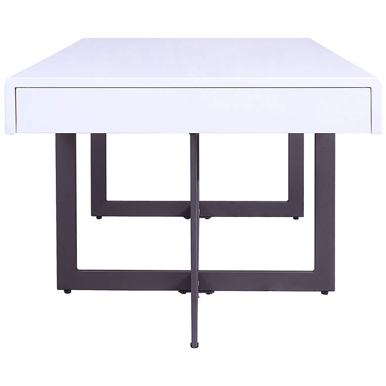 Image 6 Vasket White Black 3-Piece Coffee Table Set more views