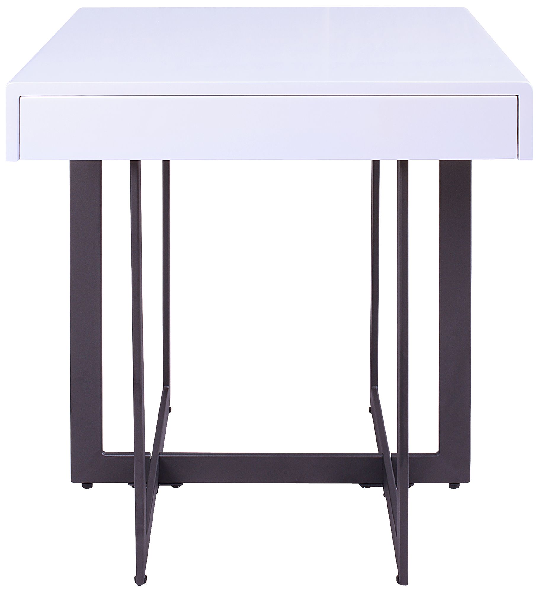 Vasket White Black 3-Piece Coffee Table Set