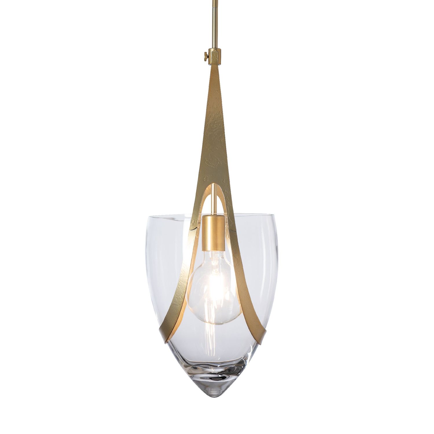 Image 4 Vaso 10.9" Wide Modern Brass Pendant - Made to Order more views
