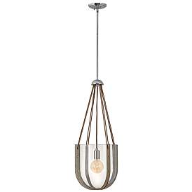 Image1 of Vaso 14"W Polished Nickel Pendant Light by Hinkley Lighting