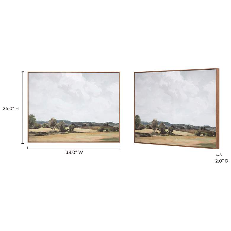 Image 6 Vast Country Framed Painting more views