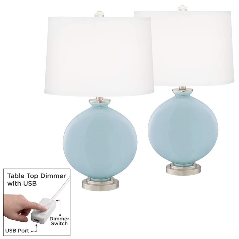 Image 1 Vast Sky Carrie Table Lamp Set of 2 with Dimmers