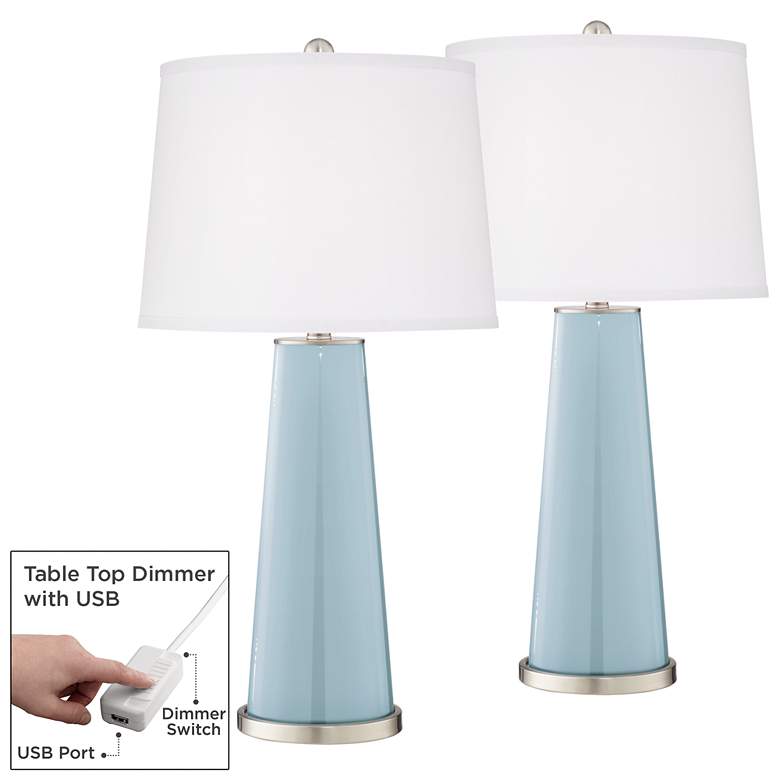 Image 1 Vast Sky Leo Table Lamp Set of 2 with Dimmers
