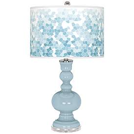 Image1 of Vast Sky Mosaic Giclee Apothecary Table Lamp