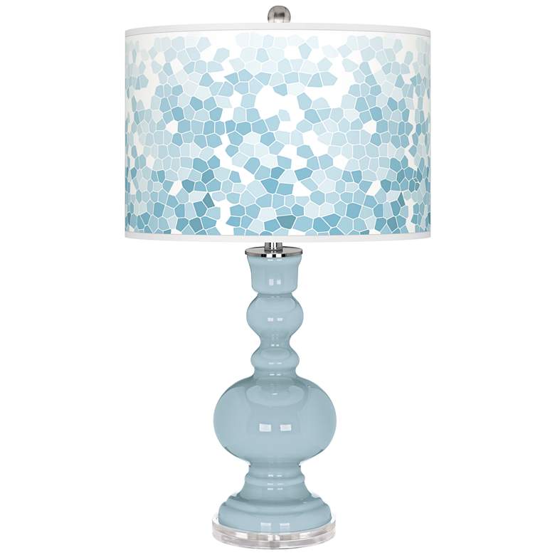 Image 1 Vast Sky Mosaic Giclee Apothecary Table Lamp