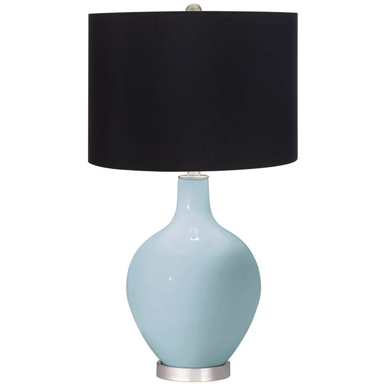 Image 1 Vast Sky Ovo Table Lamp with Black Shade