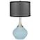 Vast Sky Spencer Table Lamp with Organza Black Shade