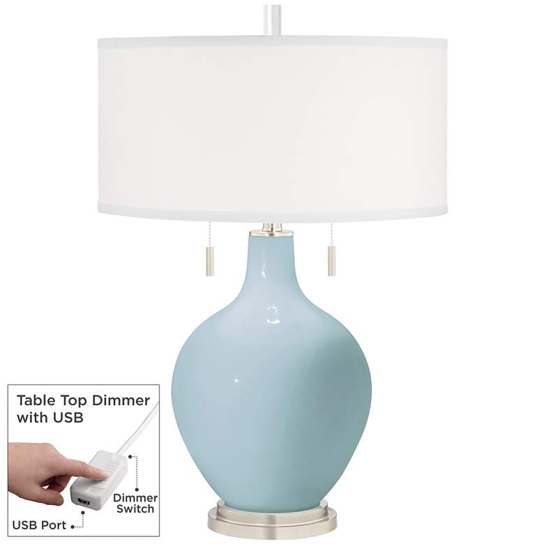 Image 1 Vast Sky Toby Table Lamp with Dimmer