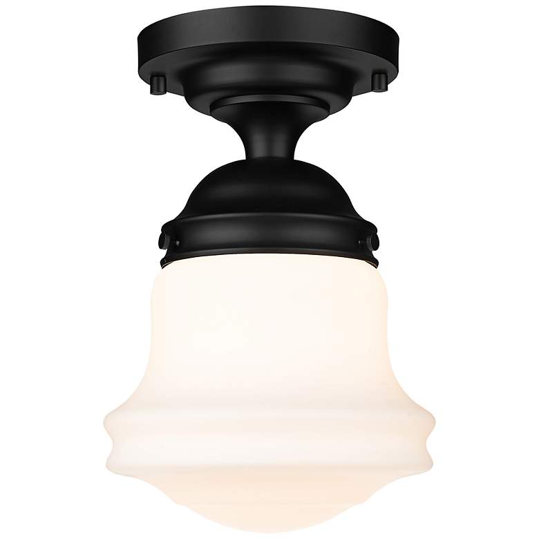 Image 3 Vaughn 10 1/2" Wide Matte Black Ceiling Light