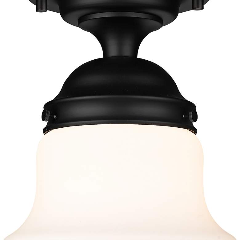 Image 4 Vaughn 10 1/2" Wide Matte Black Ceiling Light more views