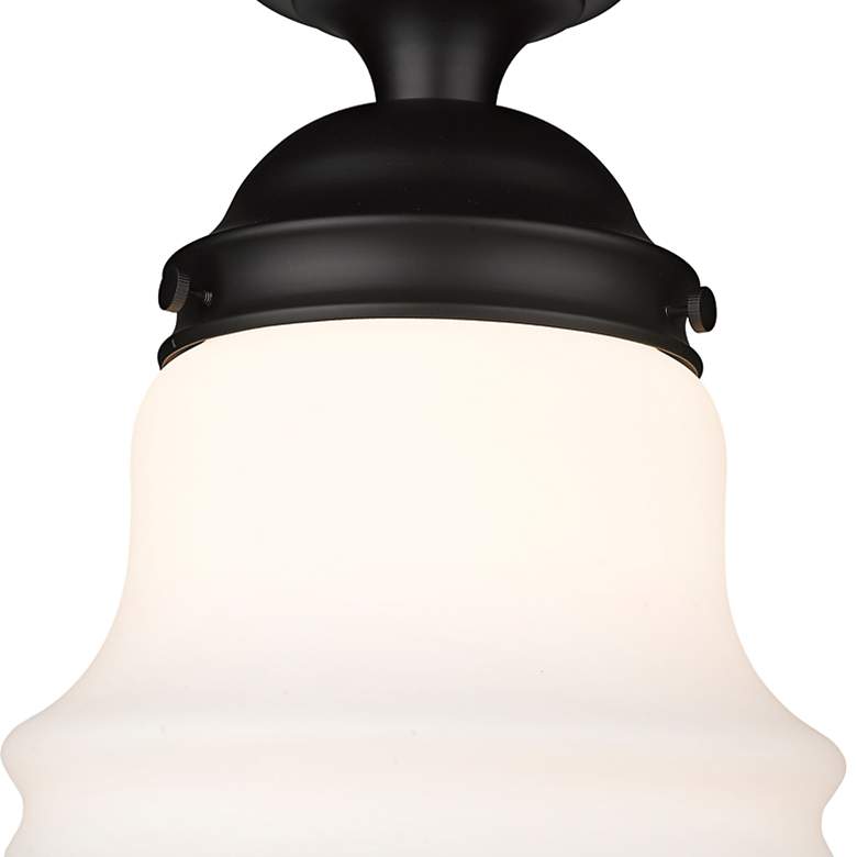 Image 5 Vaughn 10 1/2" Wide Matte Black Ceiling Light more views