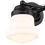 Vaughn 15 1/2" Wide Matte Black 2-Light Wall Sconce in scene