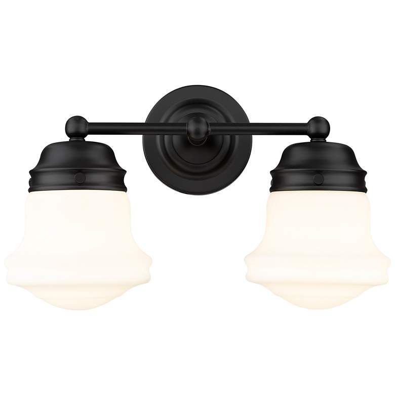 Image 5 Vaughn 15 1/2 inch Wide Matte Black 2-Light Wall Sconce more views