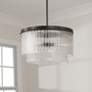 4_Vaughn 16" Wide Oil-Rubbed Bronze 2-Tier Drum Ceiling Light more views