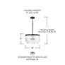Vaughn 16" Wide Oil-Rubbed Bronze 2-Tier Drum Ceiling Light