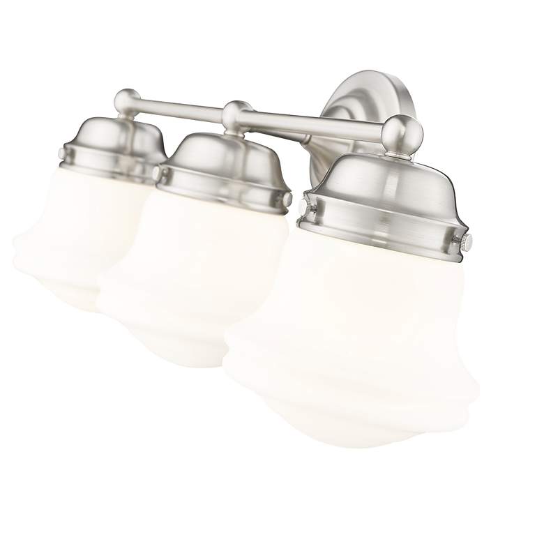 Image 7 Vaughn 22 1/2" Wide Brushed Nickel 3-Light Vanity Bath Light more views