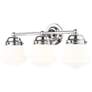 2_Vaughn 22 1/2" Wide Chrome 3-Light Vanity Bath Light