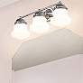 1_Vaughn 22 1/2" Wide Chrome 3-Light Vanity Bath Light