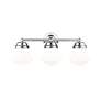 6_Vaughn 22 1/2" Wide Chrome 3-Light Vanity Bath Light more views