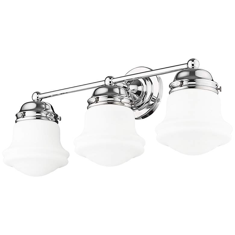 Image 7 Vaughn 22 1/2" Wide Chrome 3-Light Vanity Bath Light more views