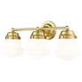 2_Vaughn 22 1/2" Wide Luxe Gold 3-Light Bath Light