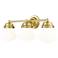 Vaughn 22 1/2" Wide Luxe Gold 3-Light Bath Light