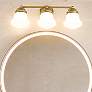 1_Vaughn 22 1/2" Wide Luxe Gold 3-Light Bath Light