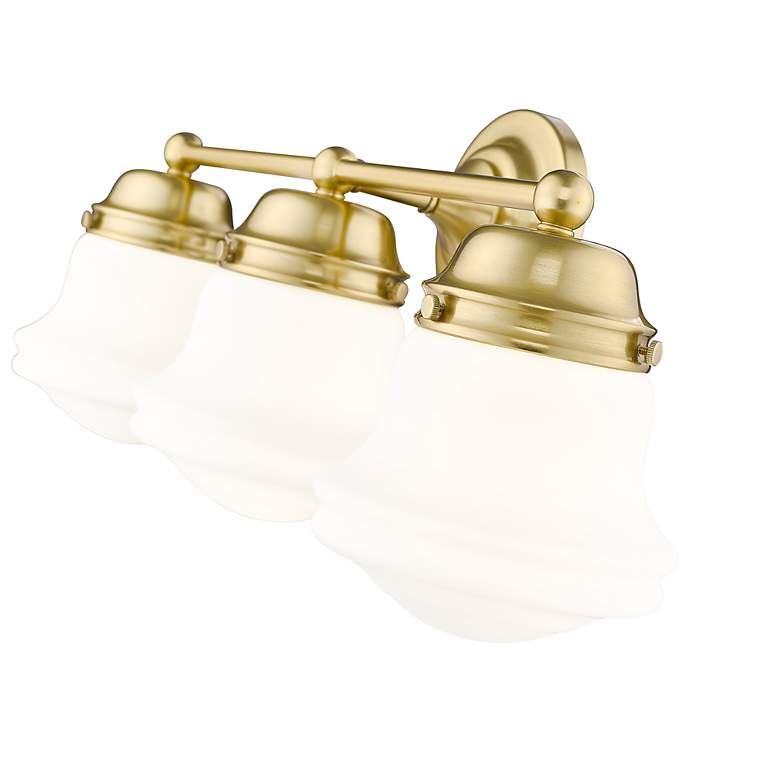 Image 7 Vaughn 22 1/2" Wide Luxe Gold 3-Light Bath Light more views