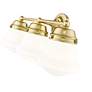 7_Vaughn 22 1/2" Wide Luxe Gold 3-Light Bath Light more views