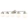 2_Vaughn 40 3/4" Wide Brushed Nickel 5-Light Vanity Bath Light