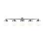 6_Vaughn 40 3/4" Wide Chrome 5-Light Vanity Bath Light more views