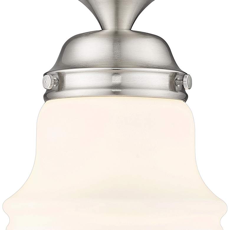 Image 2 Vaughn 6" Wide Brushed Nickel Ceiling Light more views