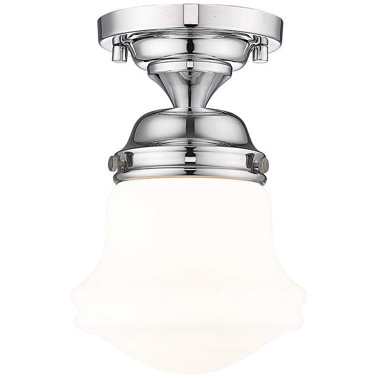 Image 2 Vaughn 6" Wide Chrome Ceiling Light