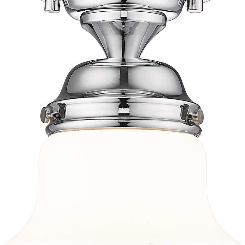 Image 3 Vaughn 6" Wide Chrome Ceiling Light more views