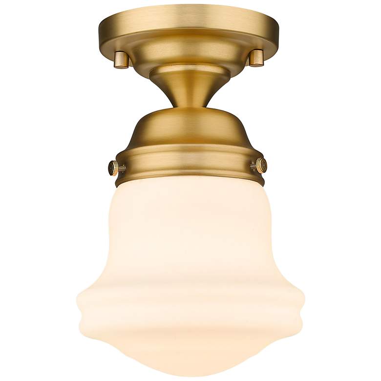 Image 3 Vaughn 6 inch Wide Heritage Brass Ceiling Light